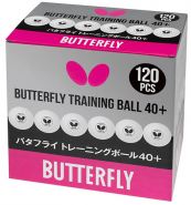 Мячи для настольного тенниса Butterfly Training, 40+ (120 шт.)