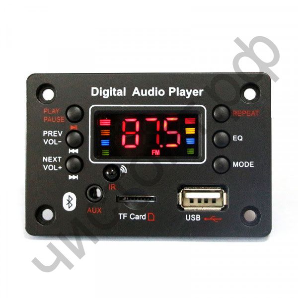 Модуль MP3 BT OT-SPM07 (AC6926A)  (5В) + пульт + шлейф
