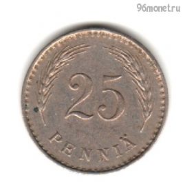 Финляндия 25 пенни 1939 S