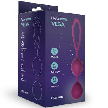Вагинальные шарики со смещенным центом тяжести Le Frivole Lyra Vega