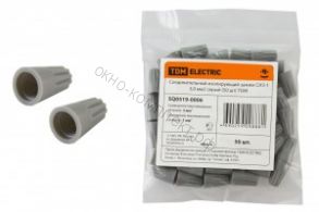 TDM соединительный изолирующий зажим (СИЗ-1) 1-3 мм2 серый (цена за уп. 50 шт) арт: 462892