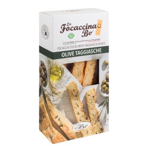Фокачча с оливками Grissinificio Bo Focaccia Olive Taggiasche 100 г - Италия