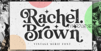 [Myfonts] Rachel Brown Font (2021)