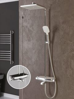 Teska | MİRA Termostatik duş dəsti | Siyah Cam, kod: DK 3602C