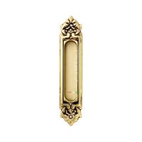 Ручка Extreza P601 для раздвижных дверей францзуское золото + коричневый