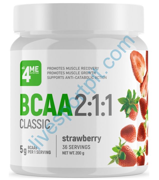 Аминокислоты BCAA 2 1 1 200 г 4Me Nutrition