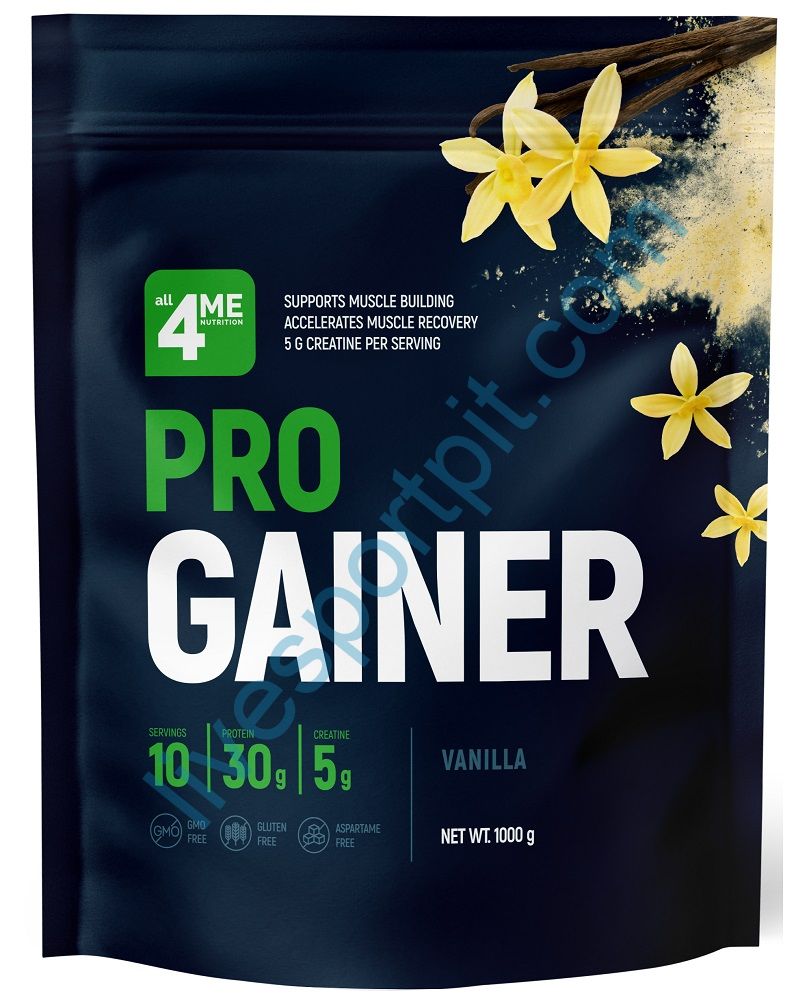 Гейнер PRO GAINER 1000 г 4Me Nutrition Ваниль