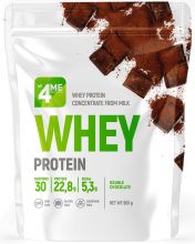 Сывороточный протеин WHEY Protein 900 г 4Me Nutrition Двойной шоколад