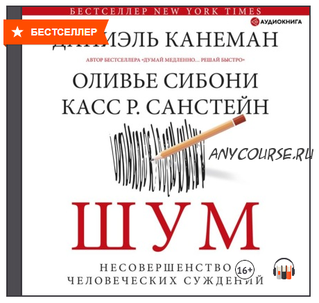 [Аудиокнига] Шум. Несовершенство человеческих суждений (Даниэль Канеман, Касс Санстейн, Оливье Сибони)