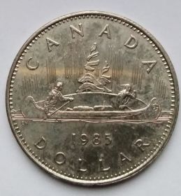 Каноэ 1 доллар Канада 1985