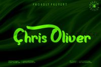 [Creativefabrica] Chris Oliver Font. Дисплейный шрифт
