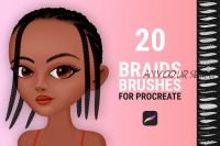 [CreativeMarket] Braid Brushes for Procreate (Genestro Shop)