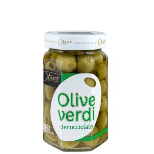Оливки зеленые без косточек Citres Olive Verdi Denocciolate 290 г - Италия