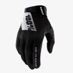 100% Ridefit Glove Black перчатки для мотокросса и эндуро