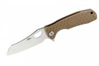 Нож Honey Badger (Хани Баджер) Wharncleaver L (HB1032) с песочной рукоятью
