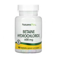 Nature's Plus Бетаин гидрохлорид 600 мг, 90 шт