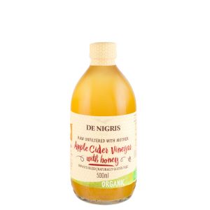 Яблочный уксус с медом De Nigris Organic Apple Cider Vinegar Honey БИО 500 мл - Италия