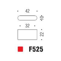 Ручка Colombo Design F525 схема