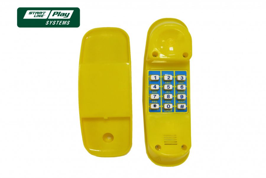 Телефон желтый