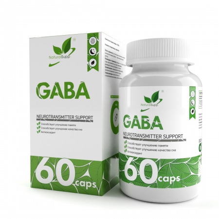 Габа, 450 мг, 60 капсул