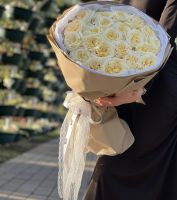 Букет из 21 пионовидной Розы