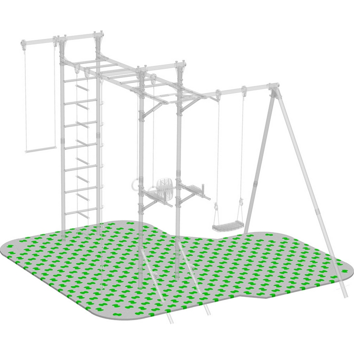 Puzzle Playground  для детского спортивного комплекса с турником и брусьями Leco-IT Outdoor Plus
