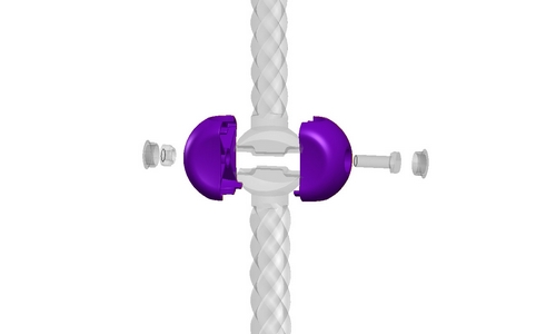 Узловой элемент 2-х сторонний 10 шт фиолетовый