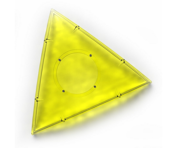 Деталь геокупола 3 м C желт прозрачный