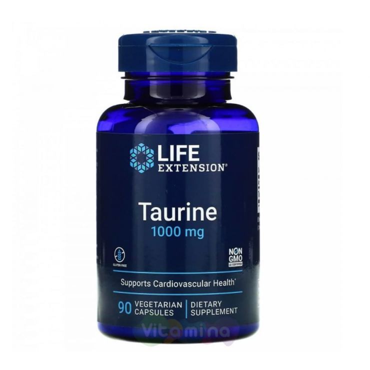 Life Extension Таурин 1000 мг Taurine, 90 капс