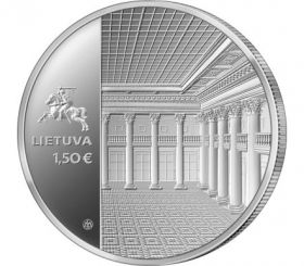 100 лет  Банку Литвы  1,5 евро Литва 2022