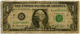 США 1 доллар 1974