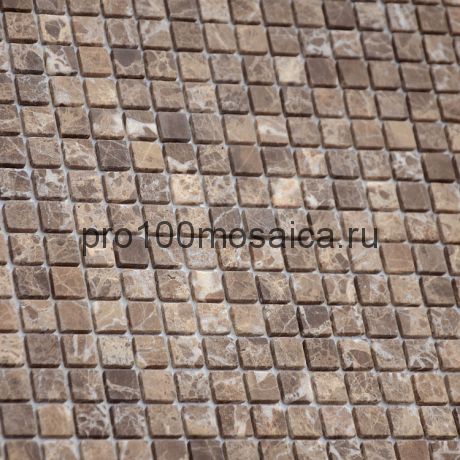 Emperador Dark 15 x15 MAT Мозаика серия Pietrine Stone, размер, мм: 305*305*4 (Caramelle)