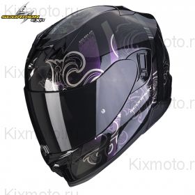 Шлем Scorpion EXO-520 Evo Air Fasta, чёрный хамелеон