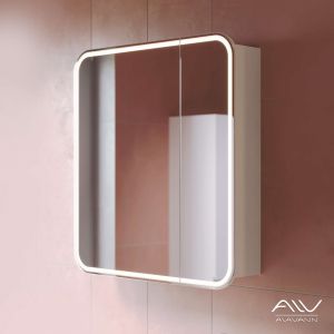 Зеркальный шкаф Alavann Lana 80, с подсветкой 57-0800-00