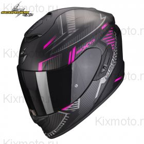 Шлем Scorpion EXO-1400 Evo Air Shell, Черно-розовый матовый