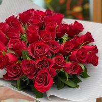Букет из 31 Эквадорской красной розы