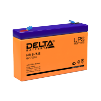 Аккумулятор герметичный VRLA свинцово-кислотный DELTA HR 6-7,2