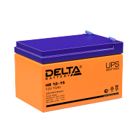 Аккумулятор герметичный VRLA свинцово-кислотный DELTA HR 12-15
