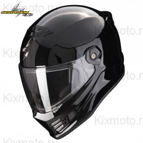 Шлем Scorpion Covert FX Solid, Чёрный