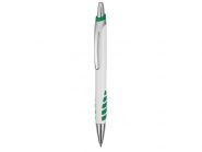 Ручка шариковая «Верона» белая/зеленая (арт. 13169.03)