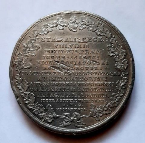 Медаль 1777 Польша RARE Редкость