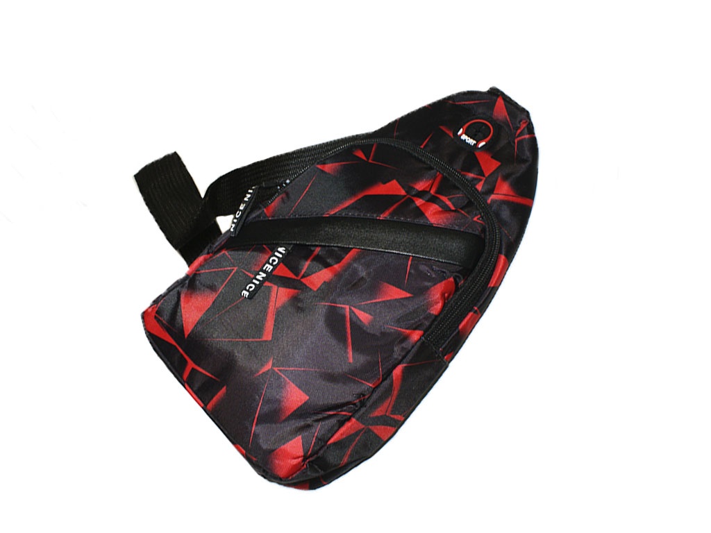 Спортивный рюкзак, чёрно-красный ХВВ-6. Артикул 00921