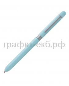 Ручка шариковая Penac MULTISYNC синяя+красная+грифель+ластик голубая MF0107SB - GC8