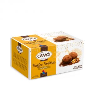 Трюфели шоколадные Cemoi Фантазия с цукатами Fanсy truffles with candied orange peels (Франция)
