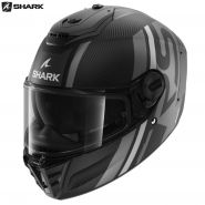 Шлем Shark Spartan RS Carbon Shawn, Чёрно-серый матовый