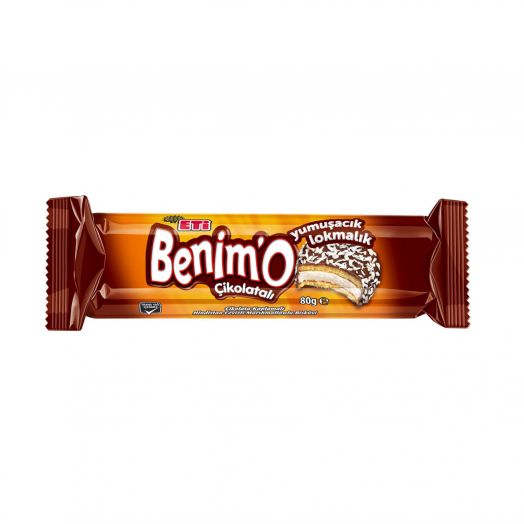 Eti Benimo Кокосовое печенье в шоколаде 80г