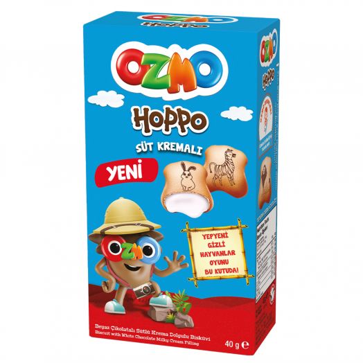 Печенье Ozmo Hoppo с молочным кремом 40г
