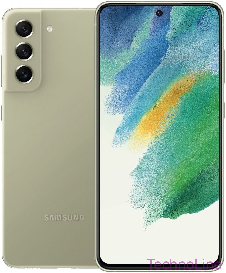 Смартфон Samsung Galaxy S21 FE 8/128 ГБ, оливковый