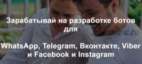 Зарабатывай на разработке ботов для WhatsApp, Telegram, Вконтакте, Viber и Facebook и Instagram (Радик Юсупов)
