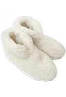 Обувь домашняя Бабуши-Эконом из овечьего меха [белый]